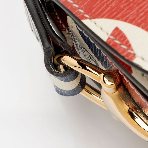 Gucci x Adidas Calfskin Interlocking G Horsebit 1955 Medium Shoulder Bag - Picture 11 of 12